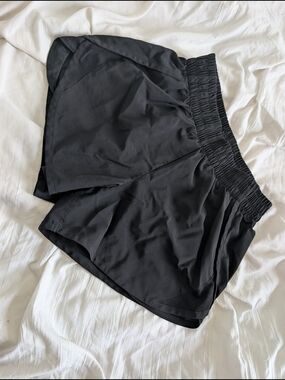 Athletic Works Black Women's Running Shorts with Elastic Waist